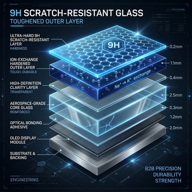 Glass Structure Cross-Section